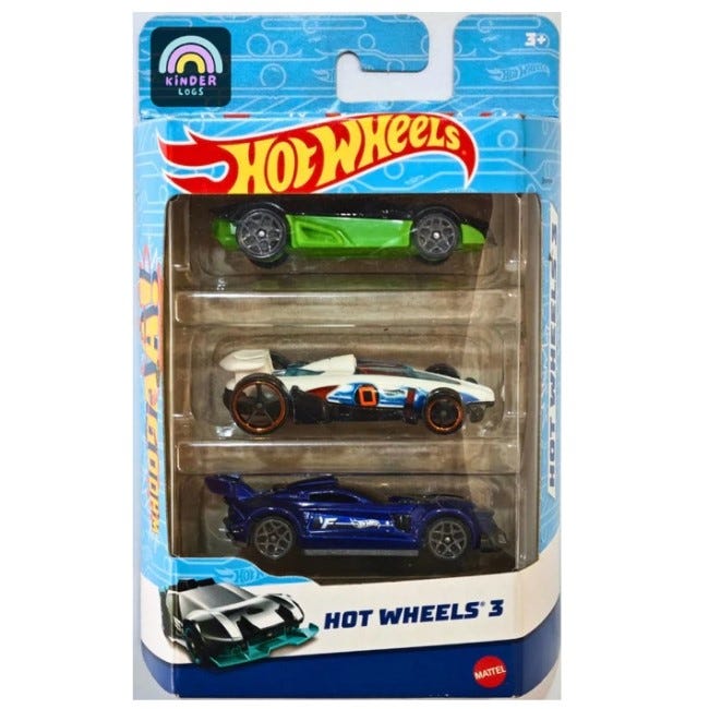 HOT WHEELS BASIC 3 CARS PACK