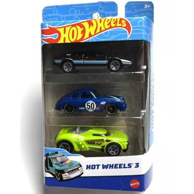 HOT WHEELS BASIC 3 CARS PACK