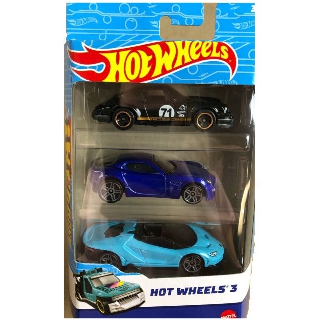 HOT WHEELS BASIC 3 CARS PACK