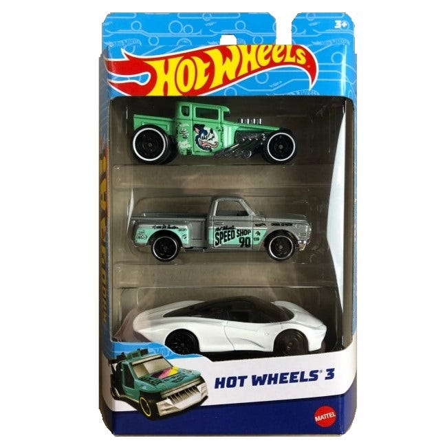 HOT WHEELS BASIC 3 CARS PACK