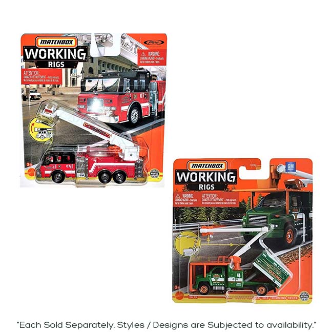 MATCHBOX WORKING RIGS ASSORTMENT