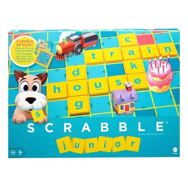 MATTEL SCRABBLE JUNIOR GAME