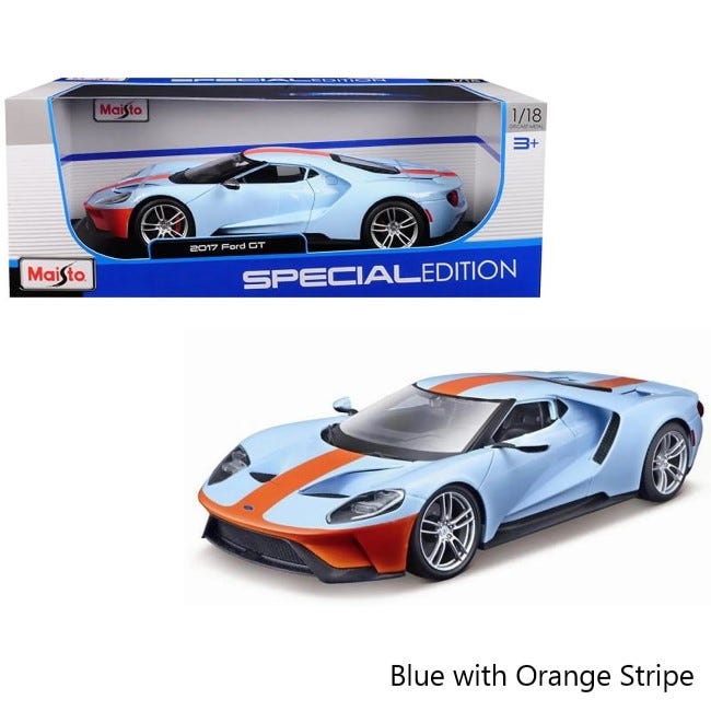 MAISTO 1:18 DIECAST CAR 2017 FORD GT