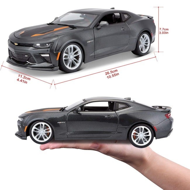 MAISTO 1:18 DIECAST CAR 2017 CHEVROLET CAMARO FIFTY