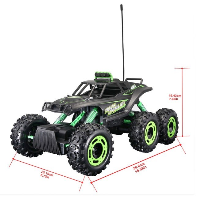 MAISTO TECH RC ROCK CRAWLER 6X6 2.4 GHZ