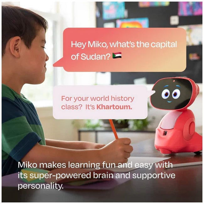 MIKO 3 AI POWERED STEM LEARNING AND EDUCATIONAL ROBOT