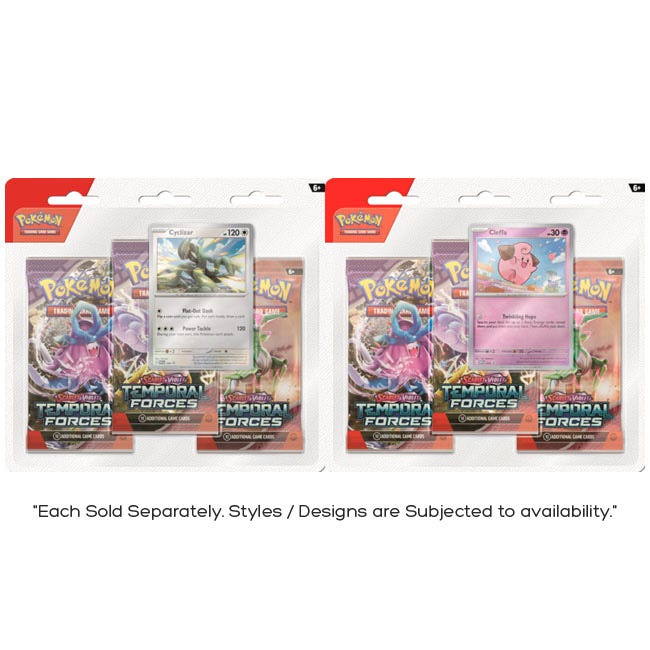 POKEMON SCARLET AND VIOLET TEMPORAL FORCES 3-PACK BLISTER