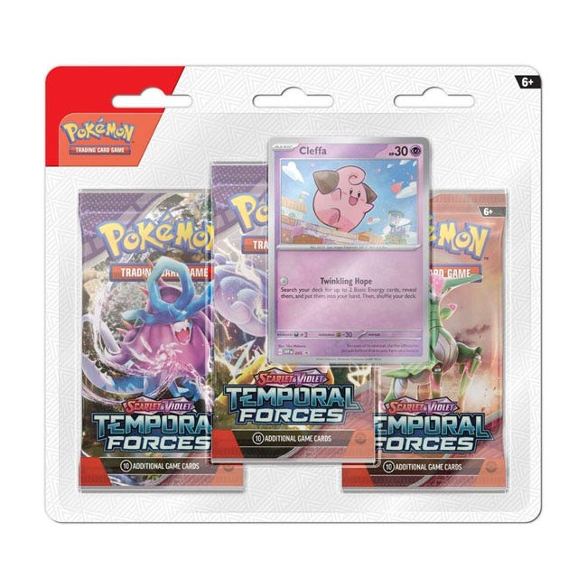 POKEMON SCARLET AND VIOLET TEMPORAL FORCES 3-PACK BLISTER
