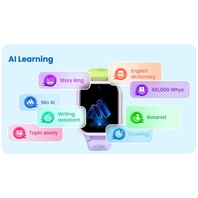 LAGENIO 4G KIDS WATCH SLIMMEST DESIGN 13MM PURPLE