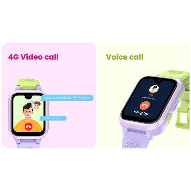 LAGENIO 4G KIDS WATCH SLIMMEST DESIGN 13MM PURPLE