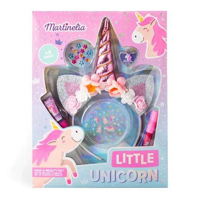 MARTINELIA LITTLE UNICORN HAIR & BEAUTY SET