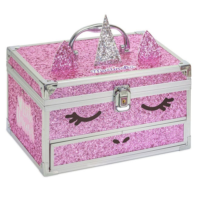 MARTINELIA UNICORN BIG GLITTER CASE