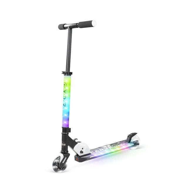 MADD GEAR CARVE LUMEN  SCOOTER - BLACK AND WHITE