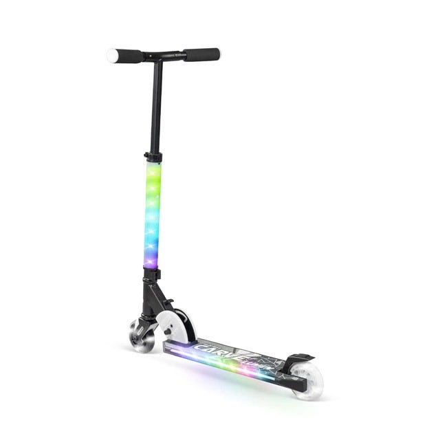 MADD GEAR CARVE LUMEN  SCOOTER - BLACK AND WHITE