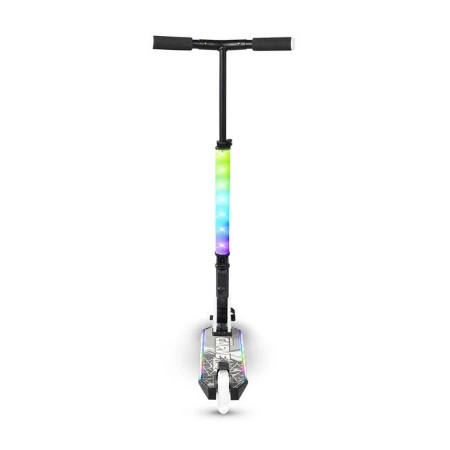MADD GEAR CARVE LUMEN  SCOOTER - BLACK AND WHITE