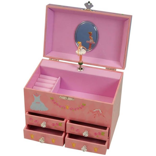 MUSICBOXWORLD JEWELLERY BOX BALLERINA - BASE 200MM