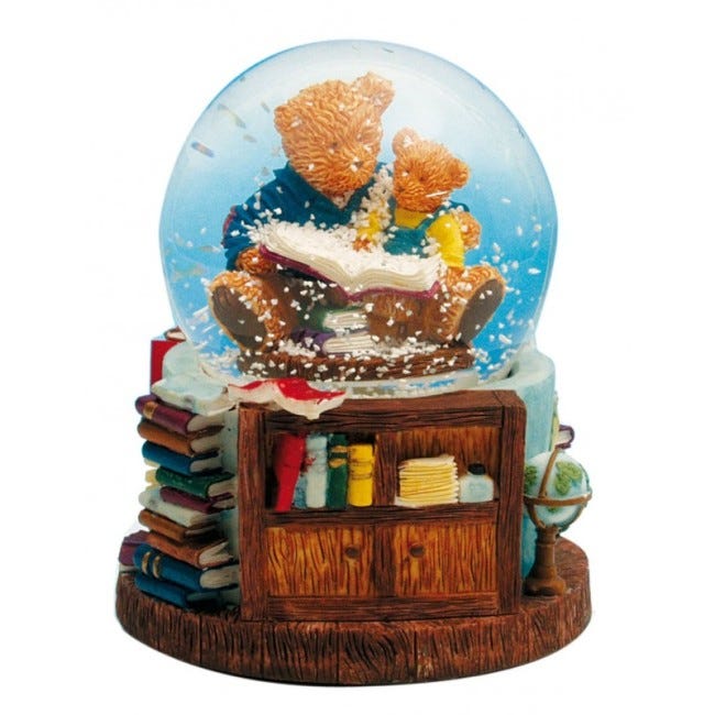 MUSICBOXWORLD SNOW GLOBE BROTHER JOHN