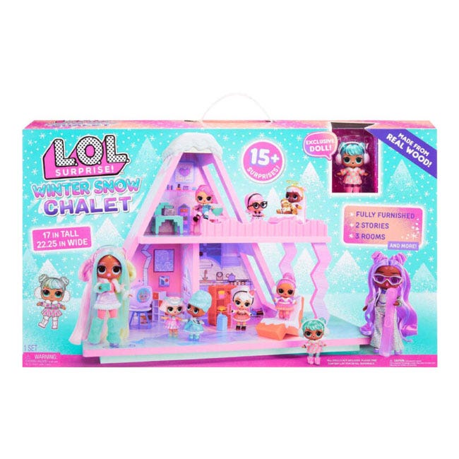 LOL SURPRISE WINTER SNOW CHALET PLAYSET