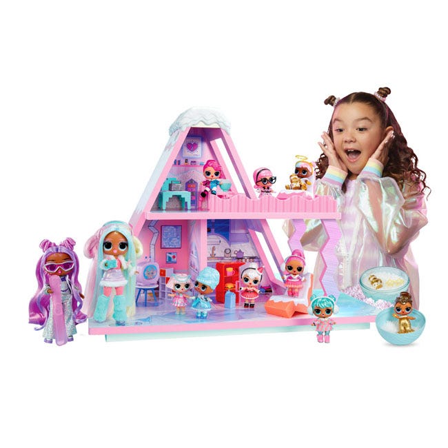 LOL SURPRISE WINTER SNOW CHALET PLAYSET