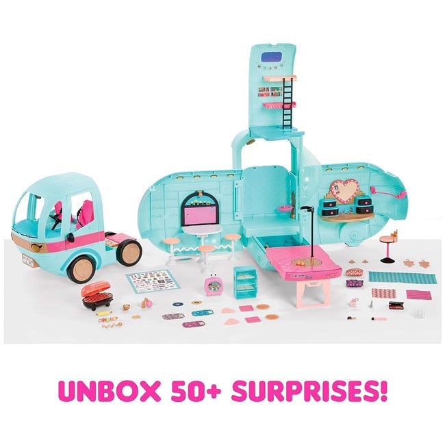 LOL SURPRISE OMG GLAM N GO CAMPER PLAYSET