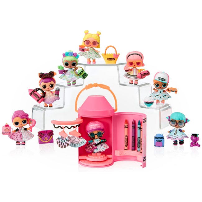 LOL SURPRISE LOVES CRAYOLA COLOR ME STUDIO