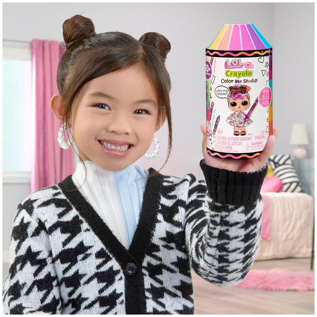 LOL SURPRISE LOVES CRAYOLA COLOR ME STUDIO