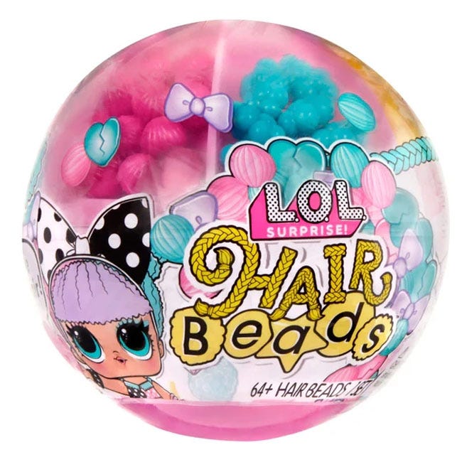 LOL SURPRISE HAIR BEADS TOTS WITH HAIR BEADS