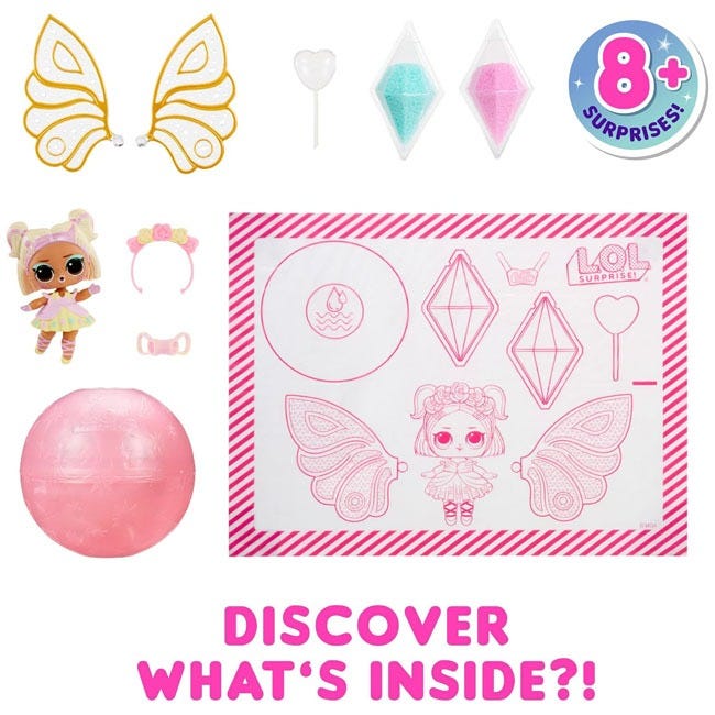 LOL SURPRISE FAIRY TOTS ASSORTED