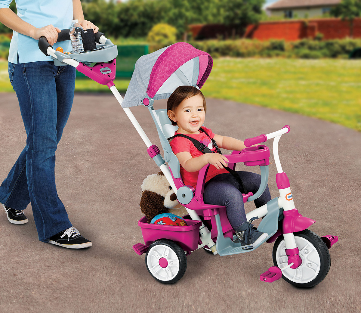 LITTLE TIKES PERFECT FIT 4-IN-1 TRIKE (PINK)