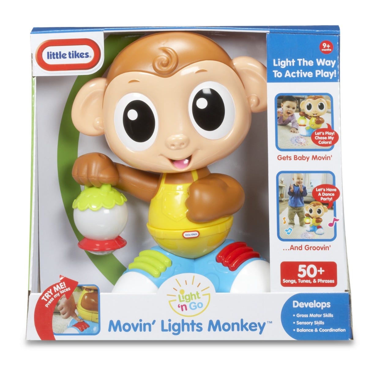 LITTLE TIKES LIGHT N GO MOVIN LIGHTS MONKEY