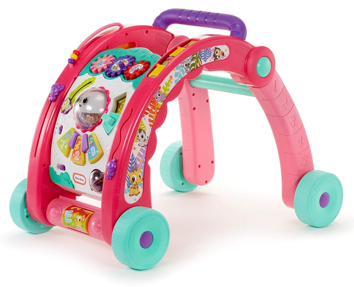 LITTLE TIKES LIGHT 'N GO 3-IN-1 ACTIVITY WALKER - PINK