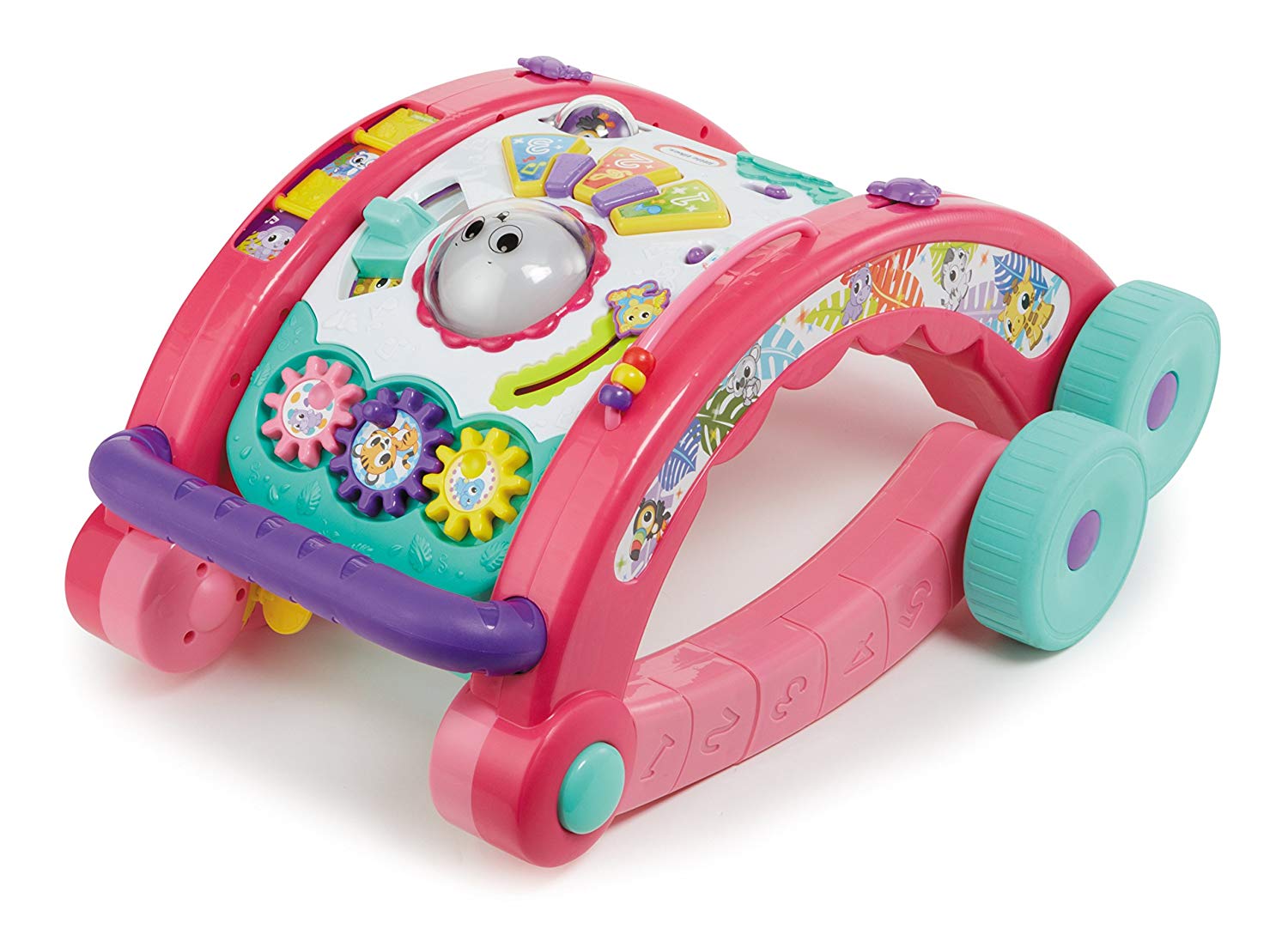 LITTLE TIKES LIGHT 'N GO 3-IN-1 ACTIVITY WALKER - PINK