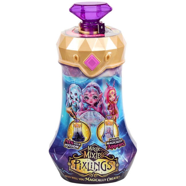 MAGIC MIXIES S1 PIXLINGS DOLL PURPLE - UNIA THE UNICORN