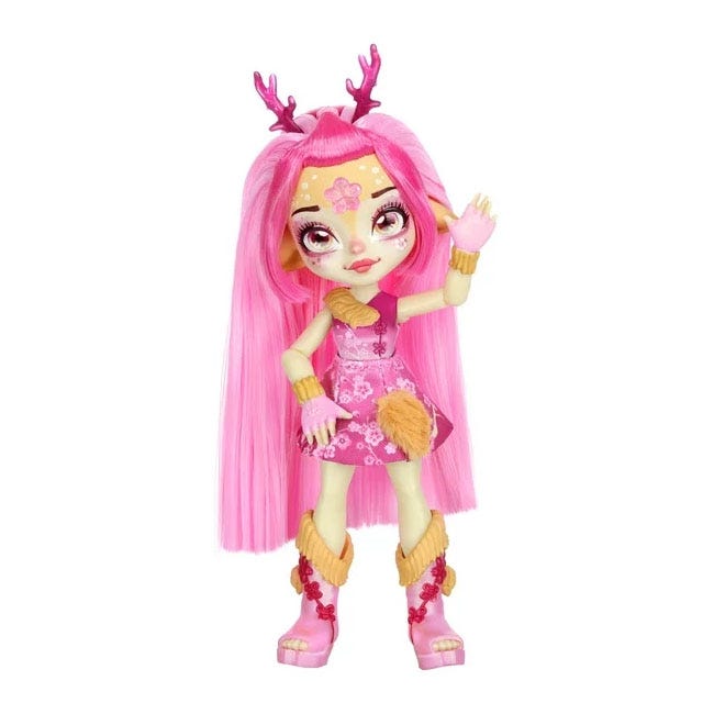 MAGIC MIXIES S1 PIXLINGS DOLL PINK - DEERLEE THE DEER