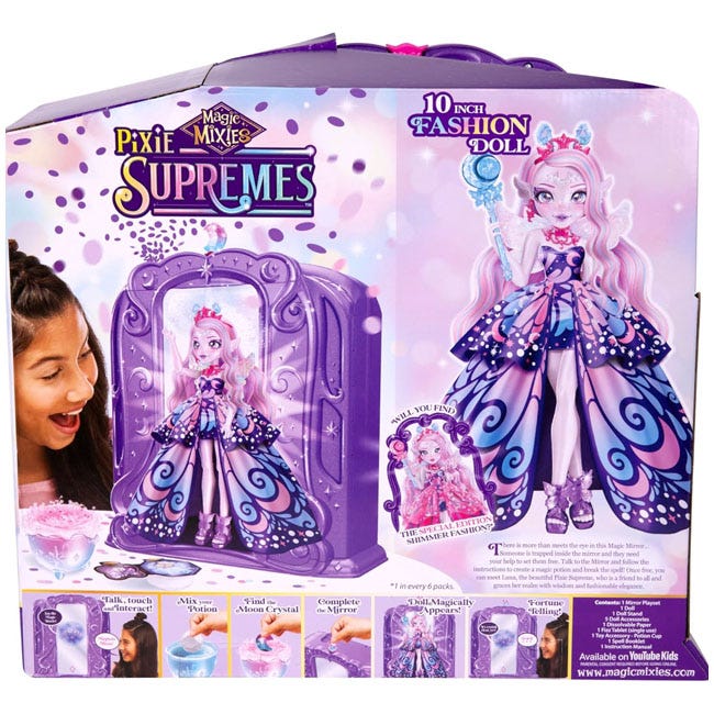 MAGIC MIXIES PIXIE SUPREMES MAGIC MIRROR - LUNA THE BUTTERFL