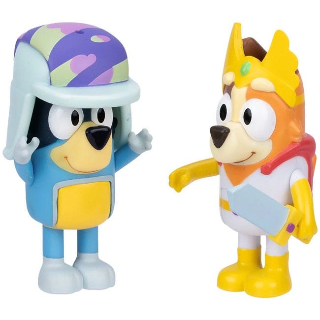 BLUEY S12 FIGURE 2PK FAIRYTALE