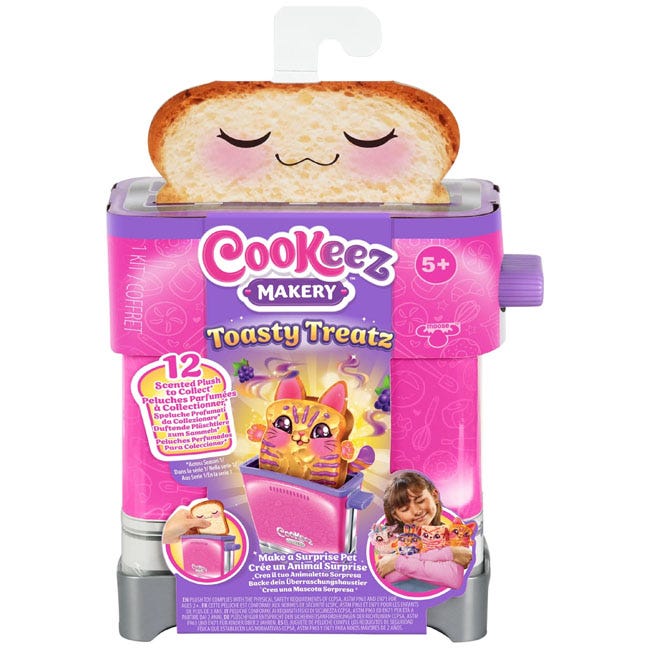 COOKEEZ MAKERY TOASTY TREATZ TOASTER PLAYSET
