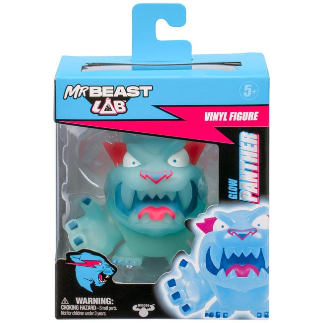 MRBEAST LAB VINYL FIGURE GLOW PANTHER