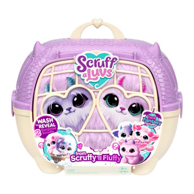 LITTLE LIVE PETS SCRUFF A LUVS TWIN FANTASY SCRUFF ANIMAL TO