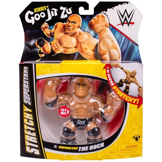 HERO GOO JIT ZU WWE W2 HERO PACK-THE ROCK