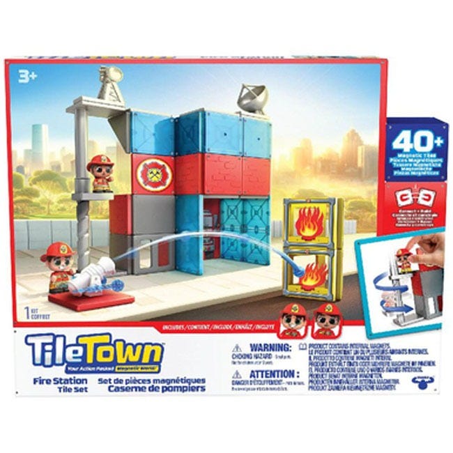 TILE TOWN FIRE STATION TILE SET
