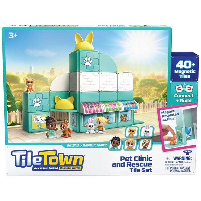 TILE TOWN PET CLINIC AND RESCUE TILE SET