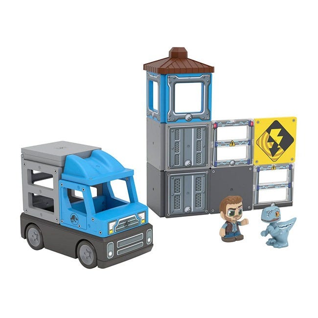 TILE TOWN JURASSIC WORLD DINO RESCUE TILE SET