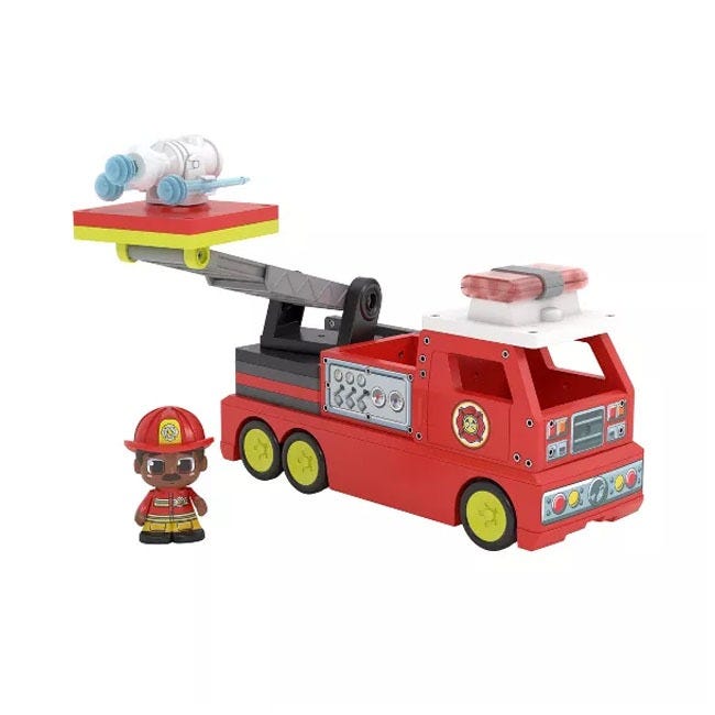 TILE TOWN FIRE TRUCK LIGHTS AND SOUNDS TILE SET