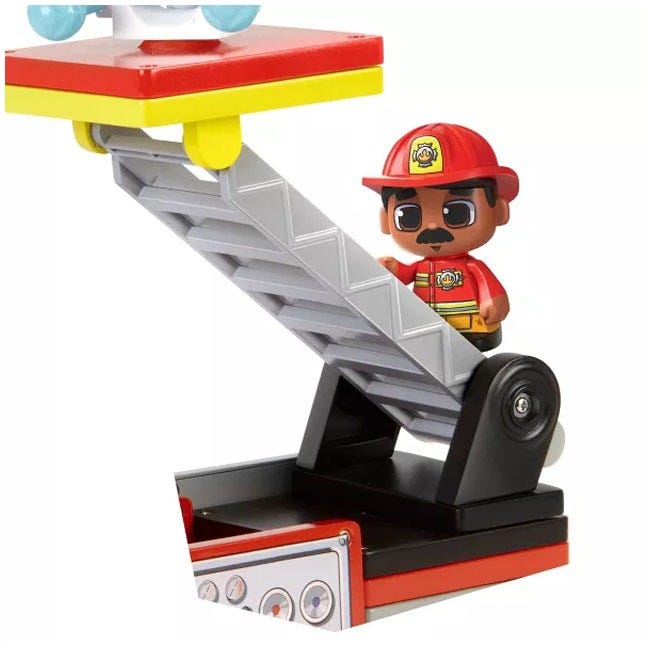 TILE TOWN FIRE TRUCK LIGHTS AND SOUNDS TILE SET