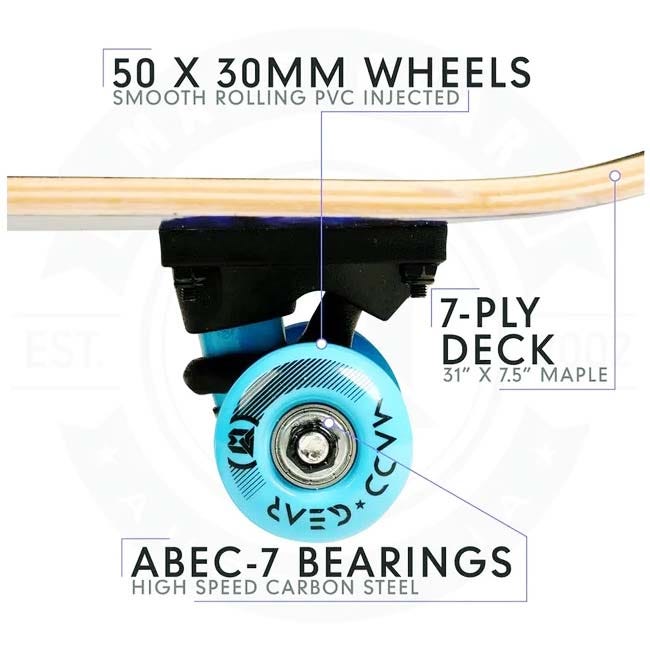 MADD GEAR 31-INCH ASTRO LTR SKATEBOARD