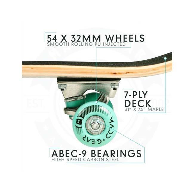 MADD GEAR 31-INCH CONQUER MID SKATEBOARD