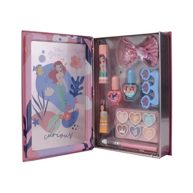MARKWINS DISNEY PRINCESS MAKEUP CASE BOOK TIN