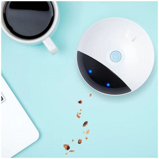 MUSTARD RECHARGABLE MINI DESKTOP VACUUM