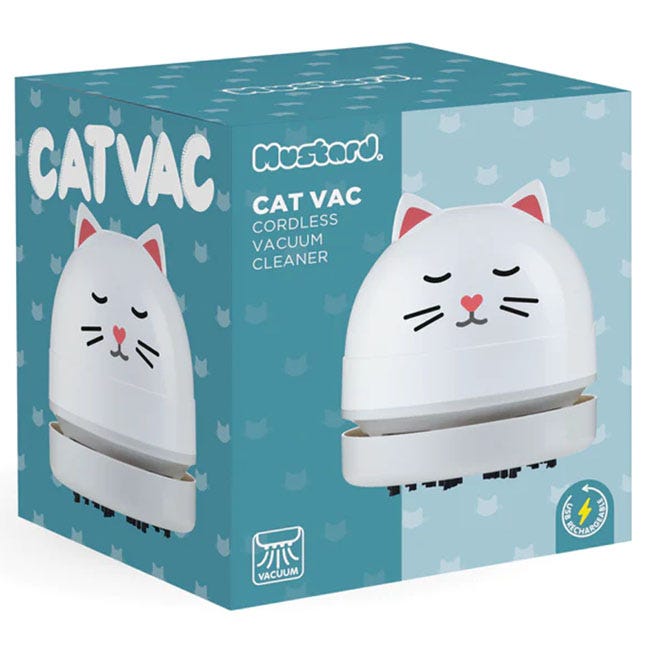 MUSTARD MINI DESK VACUUM RECHARGEABLE